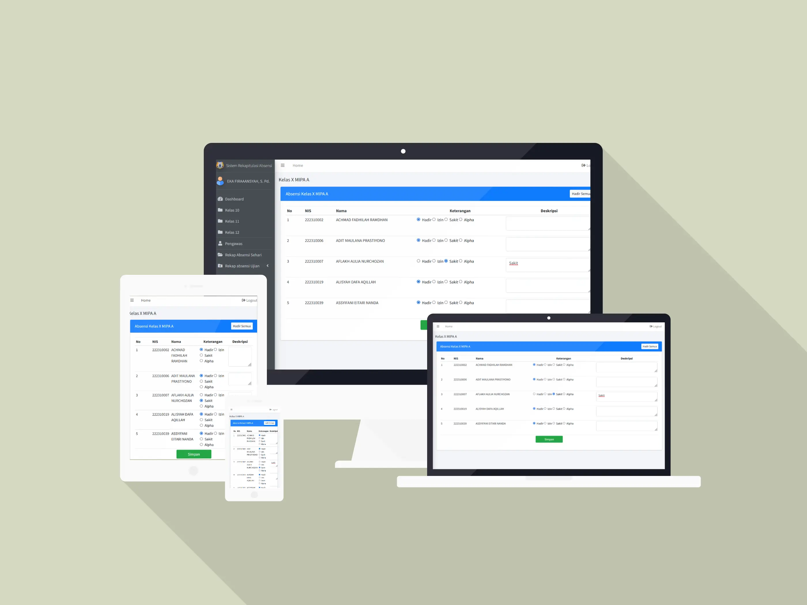 Sistem Absensi Sekolah